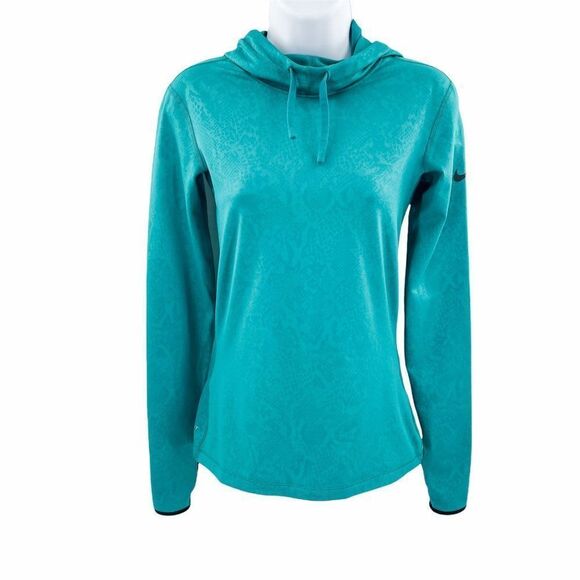 Nike Dri-Fit Snakeskin Print Cowl Neck Hoodie - Picture 1 of 7